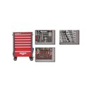 Gedore red Wkz.Satz i.Wks.Wagen WINGMAN rot 129tlg