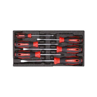 Gedore red Schraubendr.Satz PZ+SL 2/6 CT-Modul 6tlg