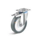 TORWEGGE-0036270 Edelstahl-Lenkrolle mit Doppelstopp und...