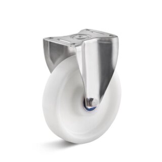 TORWEGGE-0029865 Edelstahl-Bockrolle mit Polyamidrad  B-MV-PAM-100-K Ø 100mm