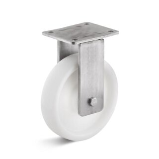 TORWEGGE-0033873 Edelstahl-Bockrolle mit Polyamidrad  B-HV-PAM-125-K Ø 125mm