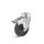 TORWEGGE-0040671 Apparate-Lenkrolle mit Doppelstopp Edelstahl L-AV-PAA-050-G-1-DSN Ø 50mm