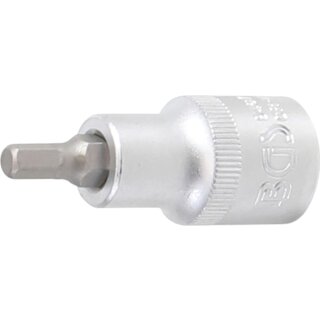 BGS technic Bit-Einsatz | Antrieb Innenvierkant 12,5 mm (1/2") | Innensechskant 5,5 mm
