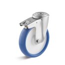 TORWEGGE-0030136 Edelstahl-Lenkrolle mit Doppelstopp und...