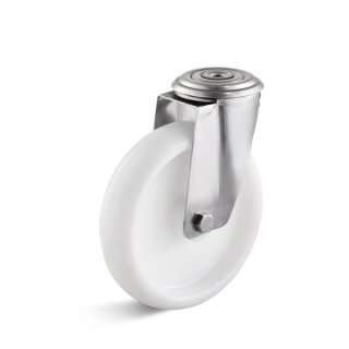 TORWEGGE-0022212 Edelstahl-Lenkrolle mit Polyamidrad  L-IV-PALB-100-G-1 Ø 100mm