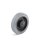 TORWEGGE-0040345 Elastik-Vollgummirad EGK-125-36-51-K10-grau-AM-M10 Raddurchmesser 125mm
