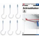 Kraftmann Schraubhaken-Sortiment | weiß |...