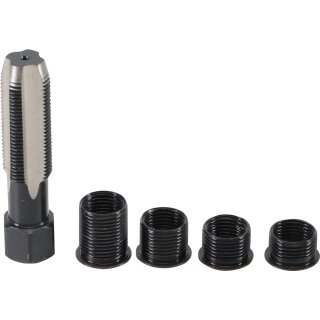 BGS technic Reparatursatz für Zündkerzengewinde | M14 x 1,25 mm | 5-tlg.