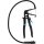 BGS technic Schlauchklemmenzange | semi-flexibel | 850 mm | 18 - 54 mm