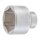 BGS technic Steckschlüssel-Einsatz Sechskant | Antrieb Innenvierkant 20 mm (3/4") | SW 60 mm