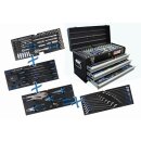 BGS technic Metall-Werkzeugkoffer | 3 Schubladen | mit 143 Werkzeugen