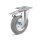 TORWEGGE-0029353 Vollgummi-Lenkrolle mit Doppelstopp L-IS-SGS-125-R-3-DSN-grau Ø 125mm