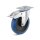 TORWEGGE-0029188 Elastik-Vollgummi-Lenkrolle mit Doppelstopp L-IL-EGK-125-R-3-DSN Ø 125mm