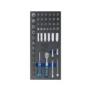 BGS technic Werkstattwageneinlage 1/3: Steckschlüssel-Satz | 6,3 mm (1/4") | 50-tlg.