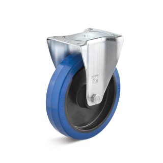 TORWEGGE-0029641 Elastik-Vollgummi-Bockrolle B-IL-EGK-080-R Ø 80mm
