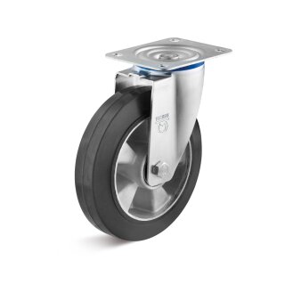 TORWEGGE-0029679 Elastik-Vollgummi-Lenkrolle L-IL-EGA-200-K-3 Ø 200mm