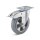 TORWEGGE-0029750 Elastik-Vollgummi-Lenkrolle mit Doppelstopp L-IL-EGA-200-K-3-DSN-grau Ø 200mm