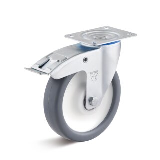 TORWEGGE-0029418 Thermoplast-Lenkrolle mit Doppelstopp L-IL-TPKH-125-K-3-DSN Ø 125mm