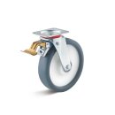 TORWEGGE-0040584 Thermoplast-Lenkrolle mit Doppelstopp...