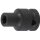 BGS technic Kraft-Steckschlüssel-Einsatz Sechskant | Antrieb Innenvierkant 12,5 mm (1/2") | SW 8 mm