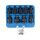 BGS technic Kraft-Bit-Einsatz-Satz | Antrieb Innenvierkant 12,5 mm (1/2") | Innensechskant 5 - 19 mm | 9-tlg.
