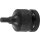 BGS technic Kraft-Bit-Einsatz | Antrieb Innenvierkant 12,5 mm (1/2") | Innensechskant 5 mm