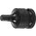 BGS technic Kraft-Bit-Einsatz | Antrieb Innenvierkant 12,5 mm (1/2") | Innensechskant 7 mm