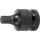 BGS technic Kraft-Bit-Einsatz | Antrieb Innenvierkant 12,5 mm (1/2") | Innensechskant 9 mm