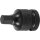 BGS technic Kraft-Bit-Einsatz | Antrieb Innenvierkant 12,5 mm (1/2") | Innensechskant 10 mm