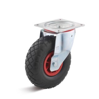 TORWEGGE-0030311 Lenkrolle mit pannensicheren Rad L-IP-GPVK-245-R-3 Ø 246mm