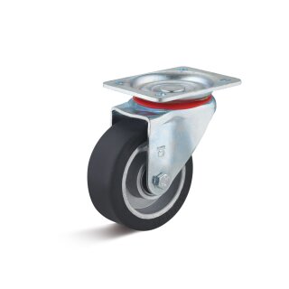TORWEGGE-0041438 Elastik-Vollgummi-Lenkrolle mittelschwer L-IN-EGA-125-K-3 Ø 125mm