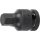 BGS technic Kraft-Bit-Einsatz | Antrieb Innenvierkant 12,5 mm (1/2") | Innensechskant 13 mm