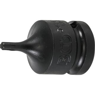 BGS technic Kraft-Bit-Einsatz | Antrieb Innenvierkant 12,5 mm (1/2") | T-Profil (für Torx) T20