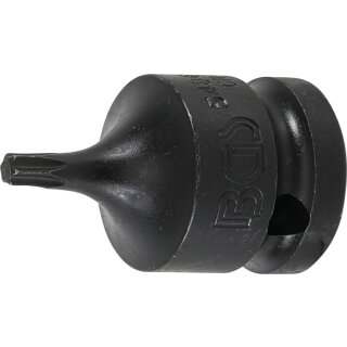 BGS technic Kraft-Bit-Einsatz | Antrieb Innenvierkant 12,5 mm (1/2") | T-Profil (für Torx) T25