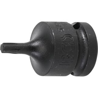 BGS technic Kraft-Bit-Einsatz | Antrieb Innenvierkant 12,5 mm (1/2") | T-Profil (für Torx) T27