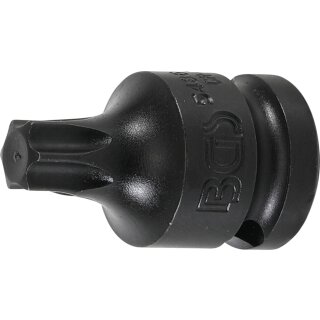 BGS technic Kraft-Bit-Einsatz | Antrieb Innenvierkant 12,5 mm (1/2") | T-Profil (für Torx) T55