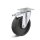 TORWEGGE-0030253 Lenkrolle mit Doppelstopp und hitzebeständigen Rad L-IT-HDK-200-G-3-DSN Ø 200mm