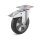 TORWEGGE-0020256 Elastik-Vollgummi-Lenkrolle mit Doppelstopp L-IM-EGA-125-K-3-DSN Ø 125mm