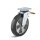 TORWEGGE-0023360 Elastik-Vollgummi-Lenkrolle mit Doppelstopp L-IM-EGA-250-K-3-DSV Ø 250mm