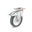 TORWEGGE-0020327 Thermoplast-Lenkrolle mit Doppelstopp...