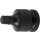 BGS technic Kraft-Bit-Einsatz | Antrieb Innenvierkant 12,5 mm (1/2") | Innenvielzahn (für XZN) M10