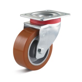 TORWEGGE-0020232 Schwerlast Polyurethan-Lenkrolle  L-IM-PUZA-080-K-3 Ø 80mm