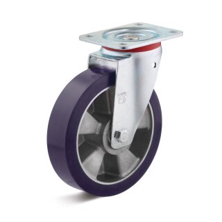 TORWEGGE-0040645 Schwerlast Elastik-Polyurethan-Lenkrolle  L-IM-EPUA-180-K-3 Ø 180mm