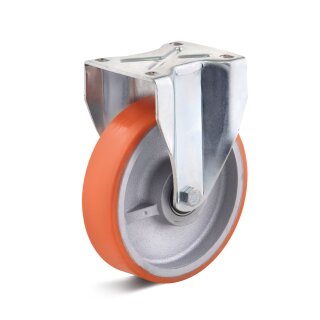TORWEGGE-0012625 Schwerlast Polyurethan-Bockrolle  B-HO-PUZG-300-K-B100 Ø 300mm