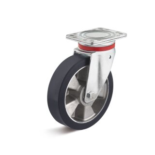 TORWEGGE-0040383 Schwerlast Elastik-Polyurethan-Lenkrolle  L-IG-EPUA-125-K-3 Ø 125mm