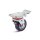 TORWEGGE-0041600 Schwerlast Elastik-Polyurethan-Lenkrolle mit Plattenfeststeller L-IG-EPUA-125-K-3-DSP Ø 125mm