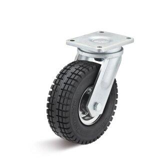 TORWEGGE-0034766 Lenkrolle mit Super-Elastikrad L-HB-SEV-3.00-4-K-3 Ø 250mm