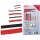 BGS technic Schrumpfschlauch-Sortiment | rot / schwarz | 150-tlg.