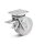 TORWEGGE-0019274 Stahl-Lenkrolle mit Doppelstopp L-HB-STS-200-K-3-DSV Ø 200mm
