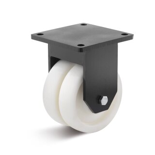 TORWEGGE-0015650 Schwerlast Polyamid-Bockrolle B-HD-PAH-200-K Ø 200mm